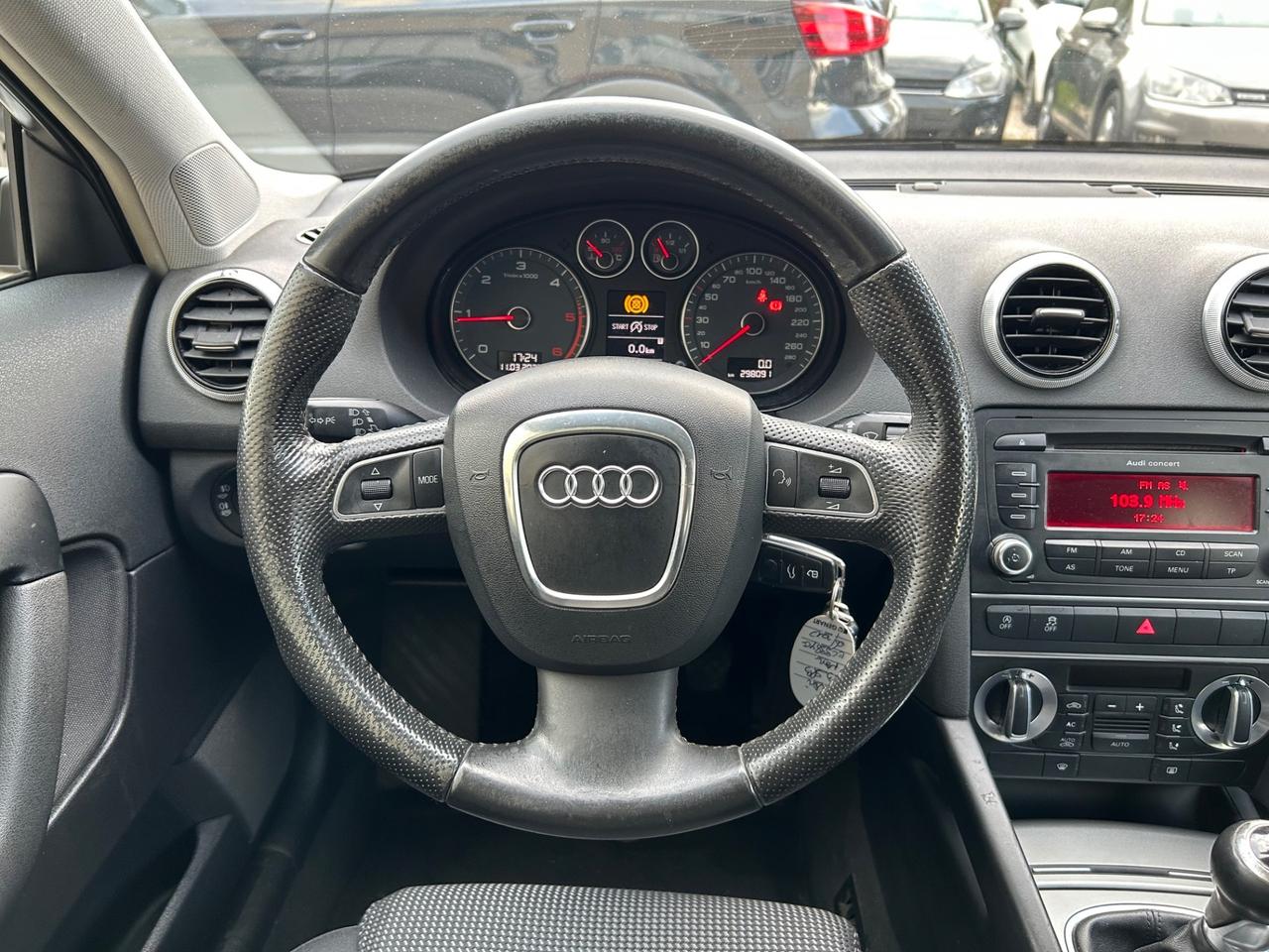 Audi A3 SPB 1.6 TDI 105 CV CR Ambiente Euro5