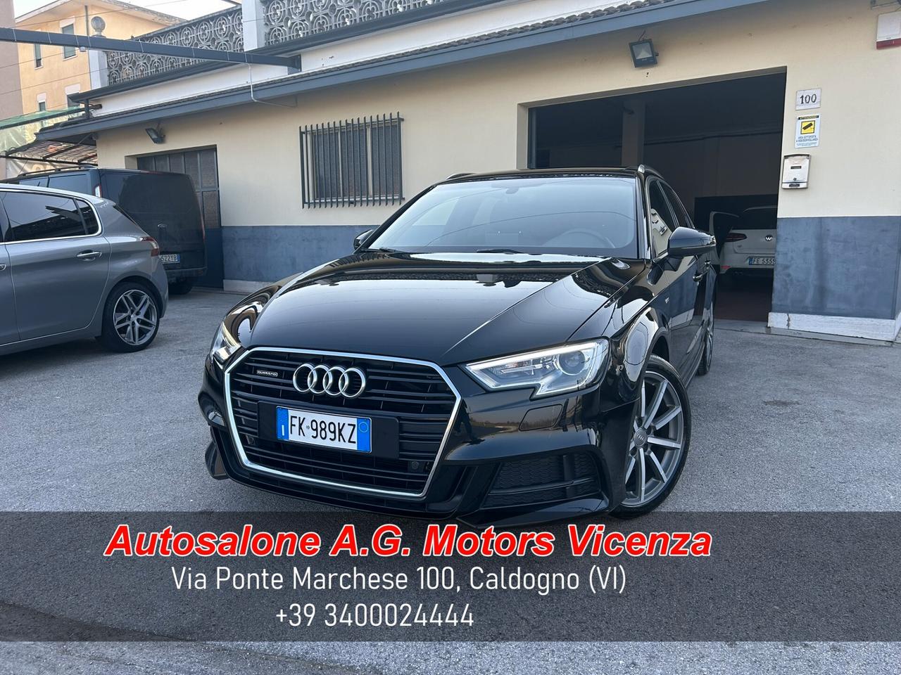 AUDI A3 2.0 TDI 184CV QUATTRO S-TRONIC S-LINE PANORAMA