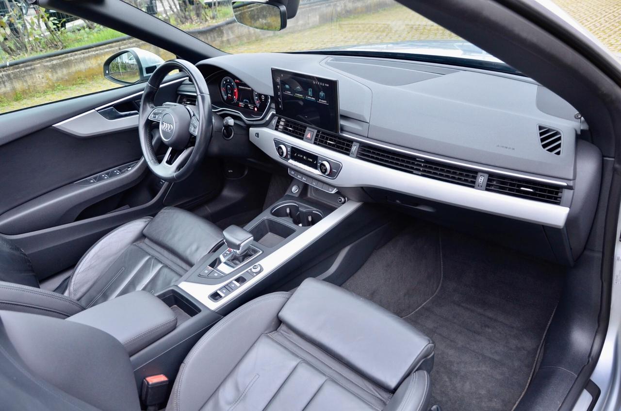 AUDI A5 CABRIO 40 2.0 TDI BUSINESS ADVANCED 190cv S-TRONIC, GARANZIA AUDI, SERVICE AUDI, UFF ITALIANA, RETROCAMERA, FULL LED, PERMUTE