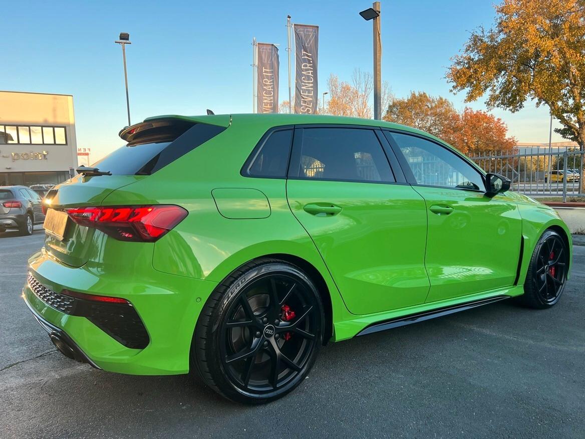 Audi A3 RS 3 SPB TFSI quattro S tronic Freni Carboceramica+Tetto FULL
