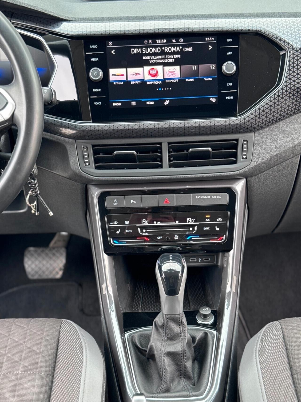 Volkswagen T-Cross 1.5 TSI ACT DSG Style BMT - CAMBIO AUTOMATICO - CAMERA - PRONTA CONSEGNA - TAGLIANDI CERTIFICATI