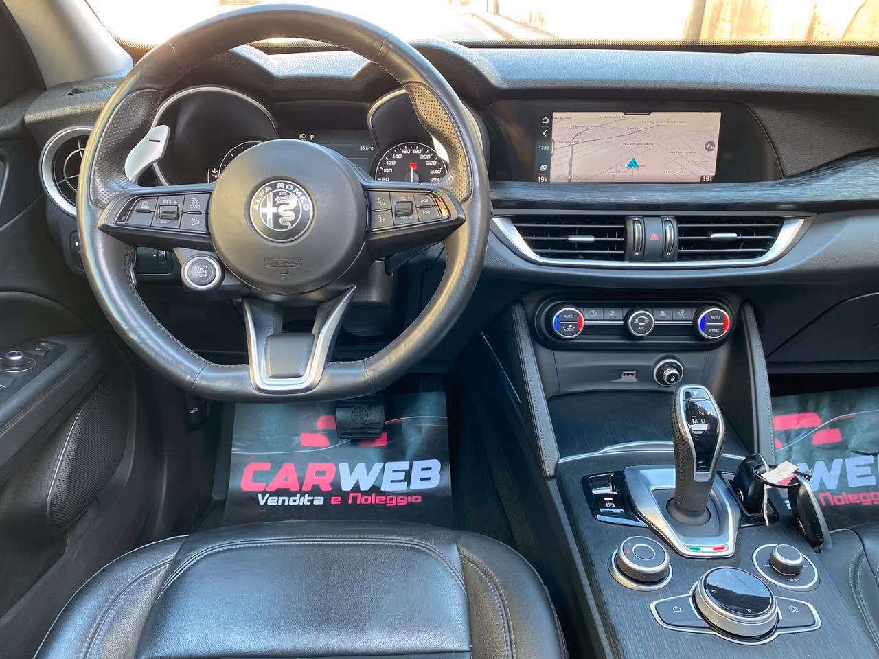 ALFA ROMEO STELVIO 190cv Q4 AT8 TETTO CAM CARPLAY 2021