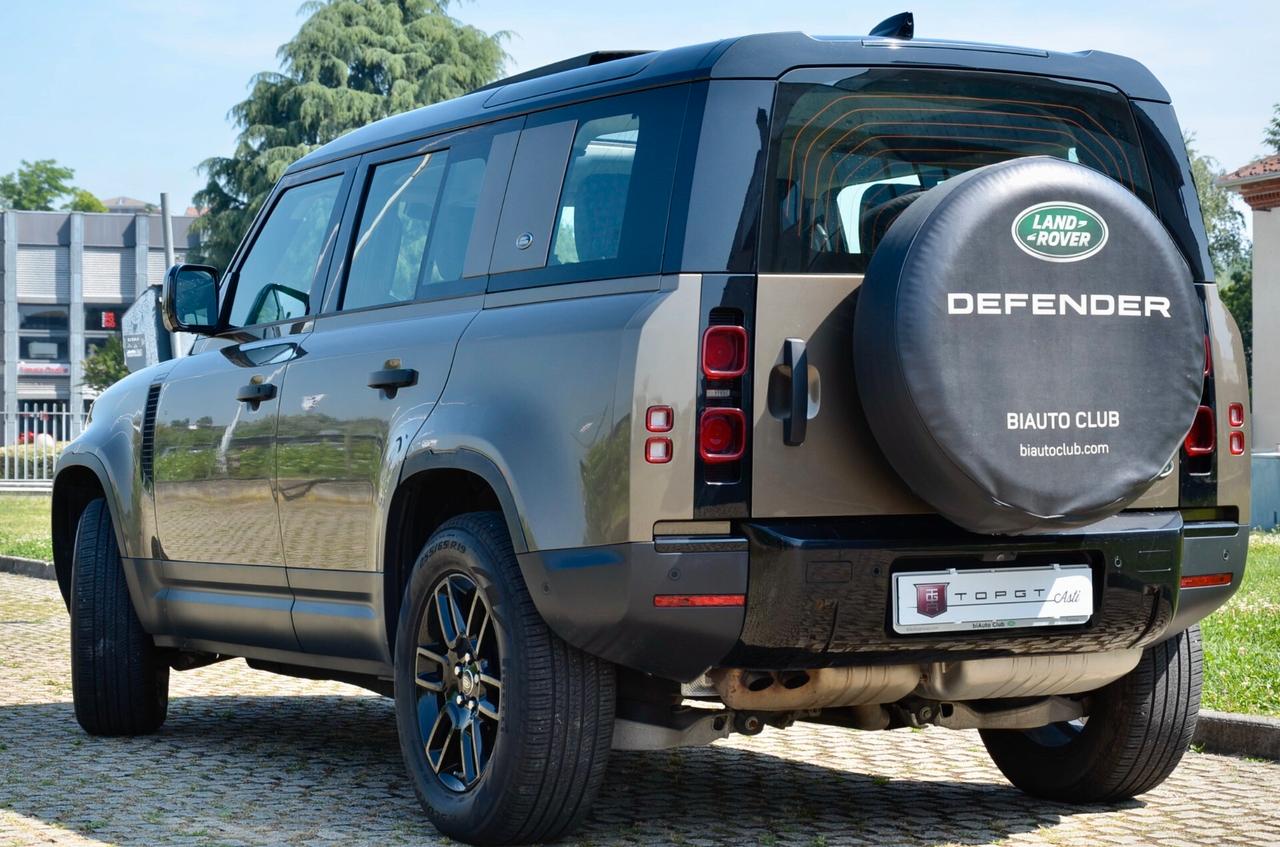 LAND ROVER DEFENDER 2.0d SD4 AWD 240cv 7 POSTI AUTO, GARANZIA UFF LAND ROVER, UFF ITALIANA, SERVICE UFF LAND ROVER, EURO 6D, TETTO, HI-FI MERIDIAN, FARI LED, PERMUTE