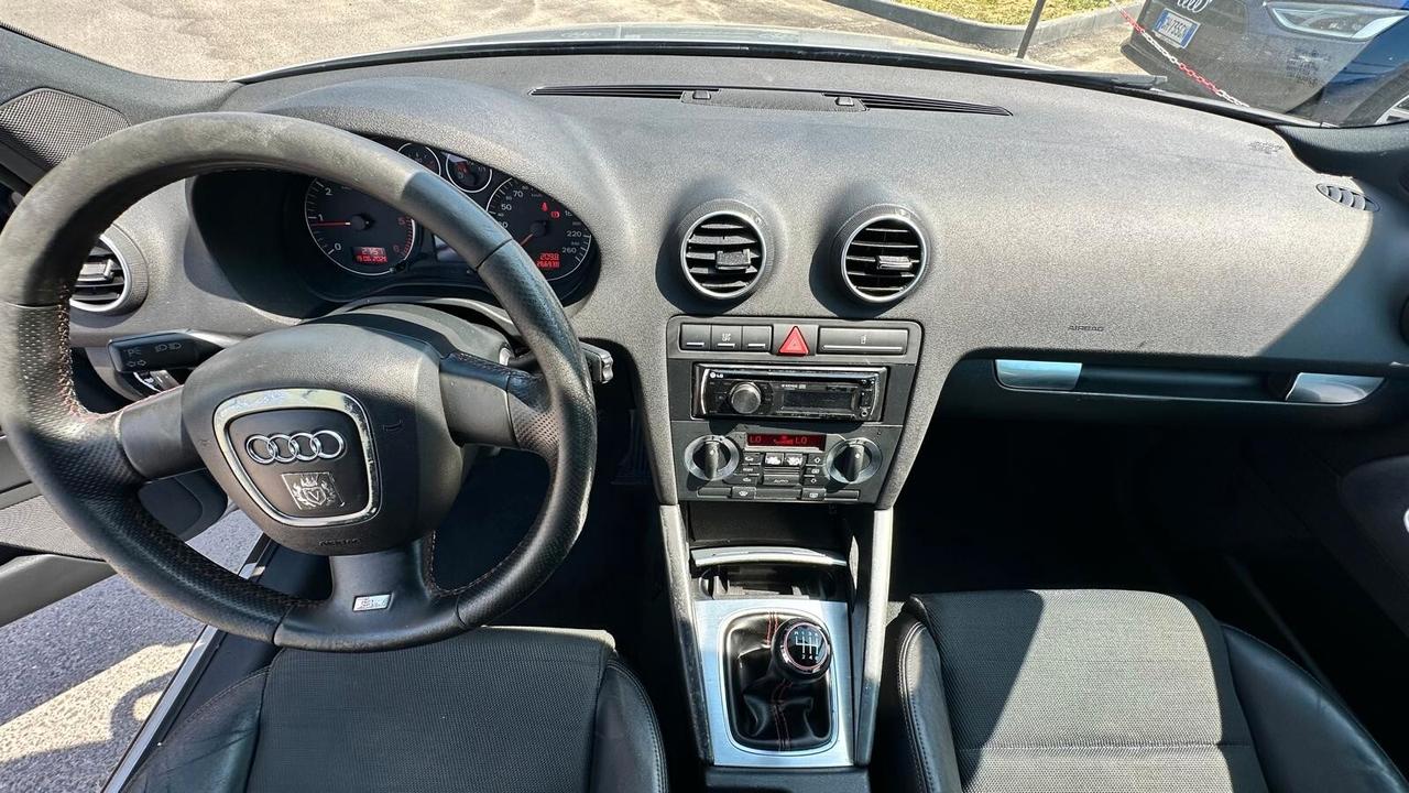 Audi A3 2.0 DIESEL 140 CV KM CERTIFICATI