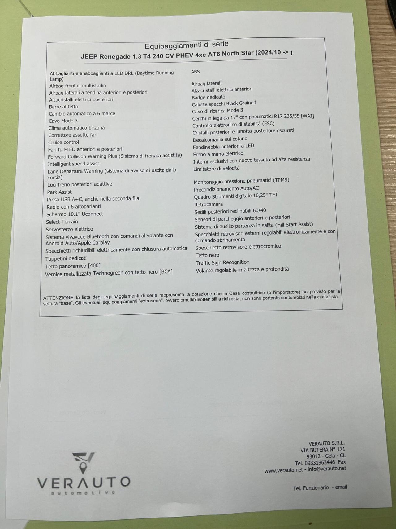 Jeep Renegade 1.3 possibilità trasformazione AutocarroN1