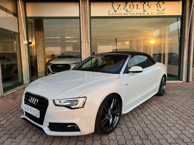 Audi A5 Cabrio 2.0 tdi 190cv S-line, Navi, Pelle, 19"