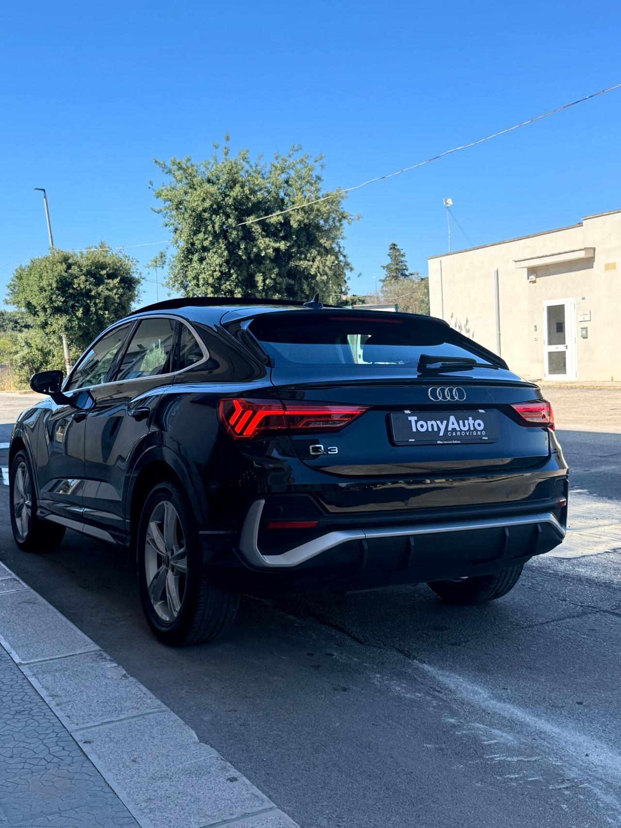 Audi Q3 Sportback 35 2.0 tdi S line edition s-tronic TETTO APRIBILE,VIRTUAL COCKPIT,APPLE CARPLAY,TOTAL