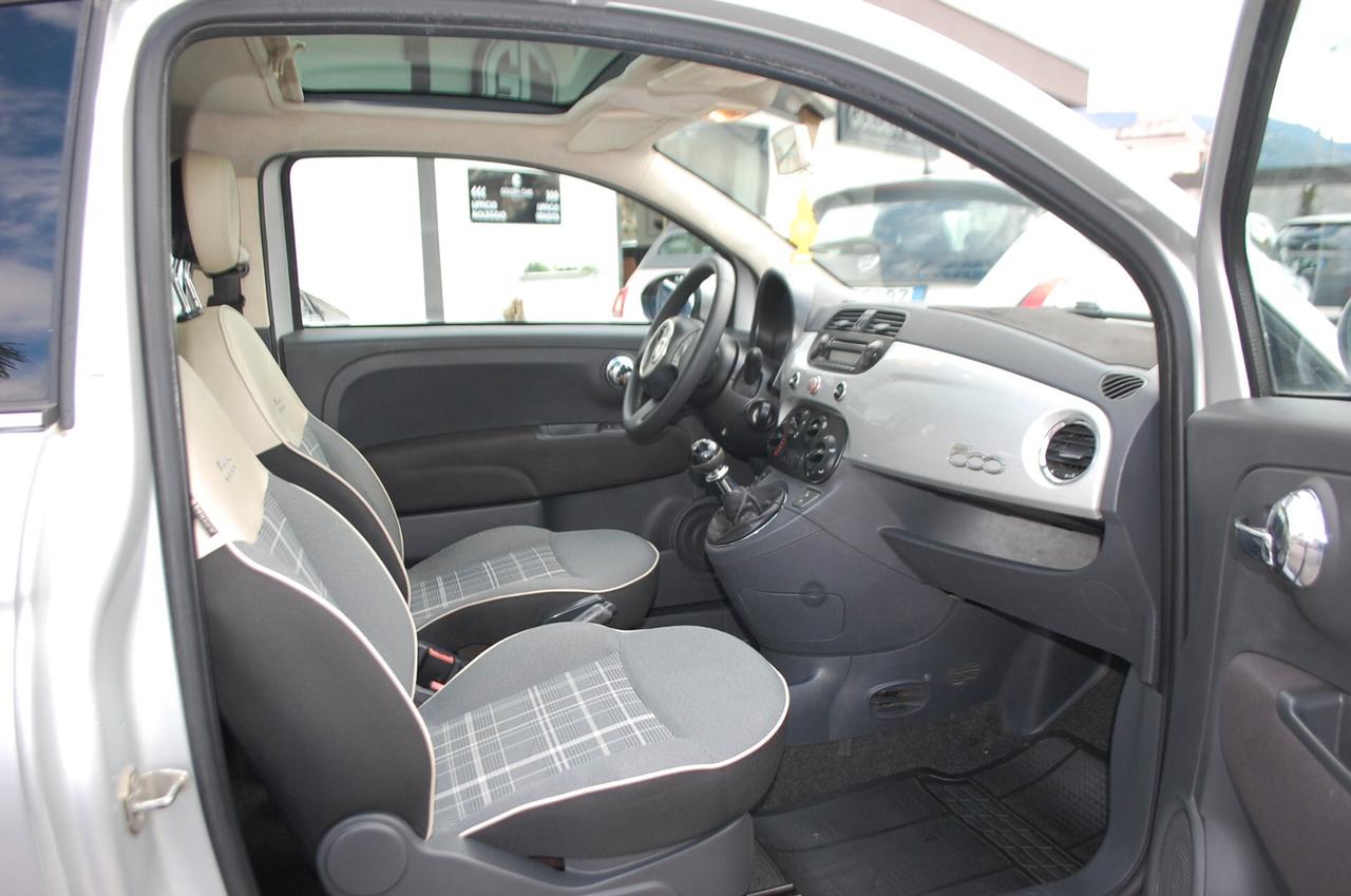 Fiat 500 1.2 Lounge 69CV GPL Uff Italy Tetto USB Lega