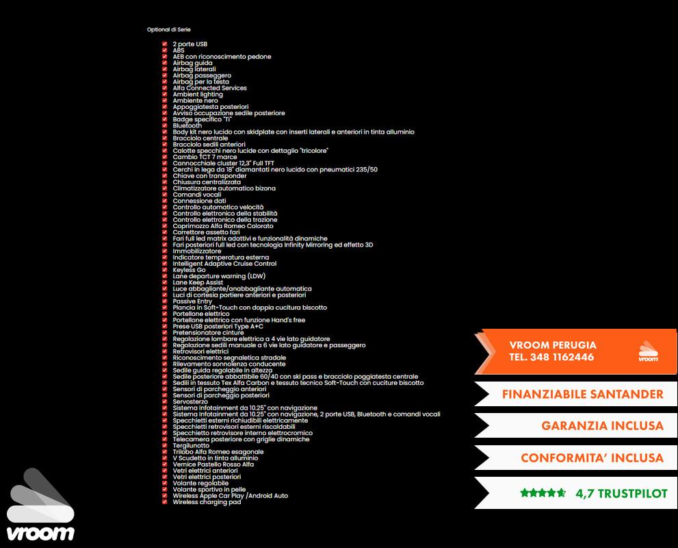 ALFA ROMEO Tonale 1.5 160 CV TCT7 Ti 2024 Ibrida