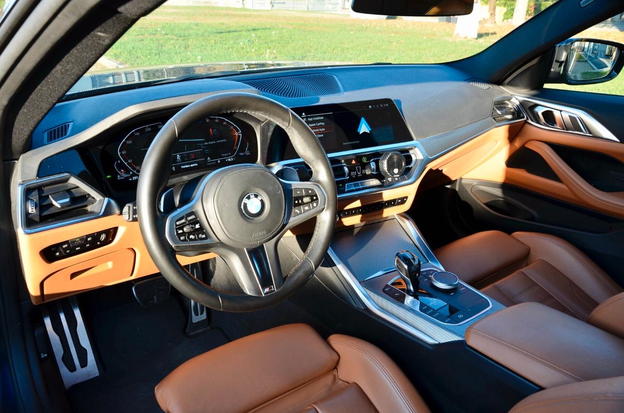 BMW 420d COUPE MHEV 48V MSPORT 190cv AUTO, UNICOPROPRIETARIO, SERVICE UFF BMW, UFF ITALIANA, EURO 6D, 19", NAVI, RETROCAMERA, PERMUTE
