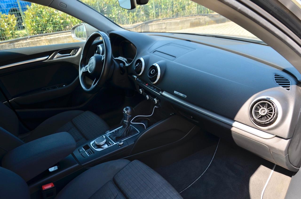 AUDI A3 SPORTBACK 2.0 TDI SPORT 150cv S-TRONIC, EURO 6D, HI-FI PREMIUM, FULL LED, NAVI, APPLE ANDROID, PERMUTE