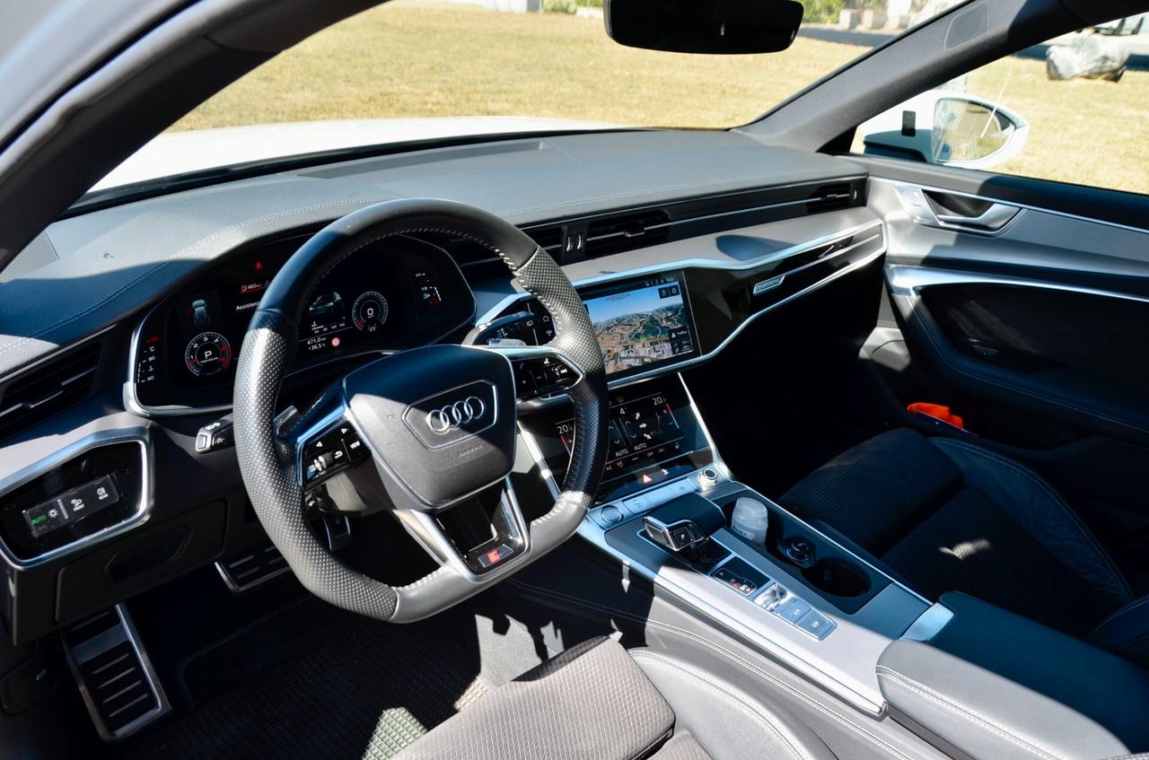 AUDI A6 AVANT 45 3.0 TDI MHEV S-LINE INT+EXT QUATTRO 231cv TIPTRONIC, SERVICE AUDI, EURO 6D, BLACK PACK, MATRIX, BANG & OLUFSEN, GANCIO TRAINO, PERMUTE