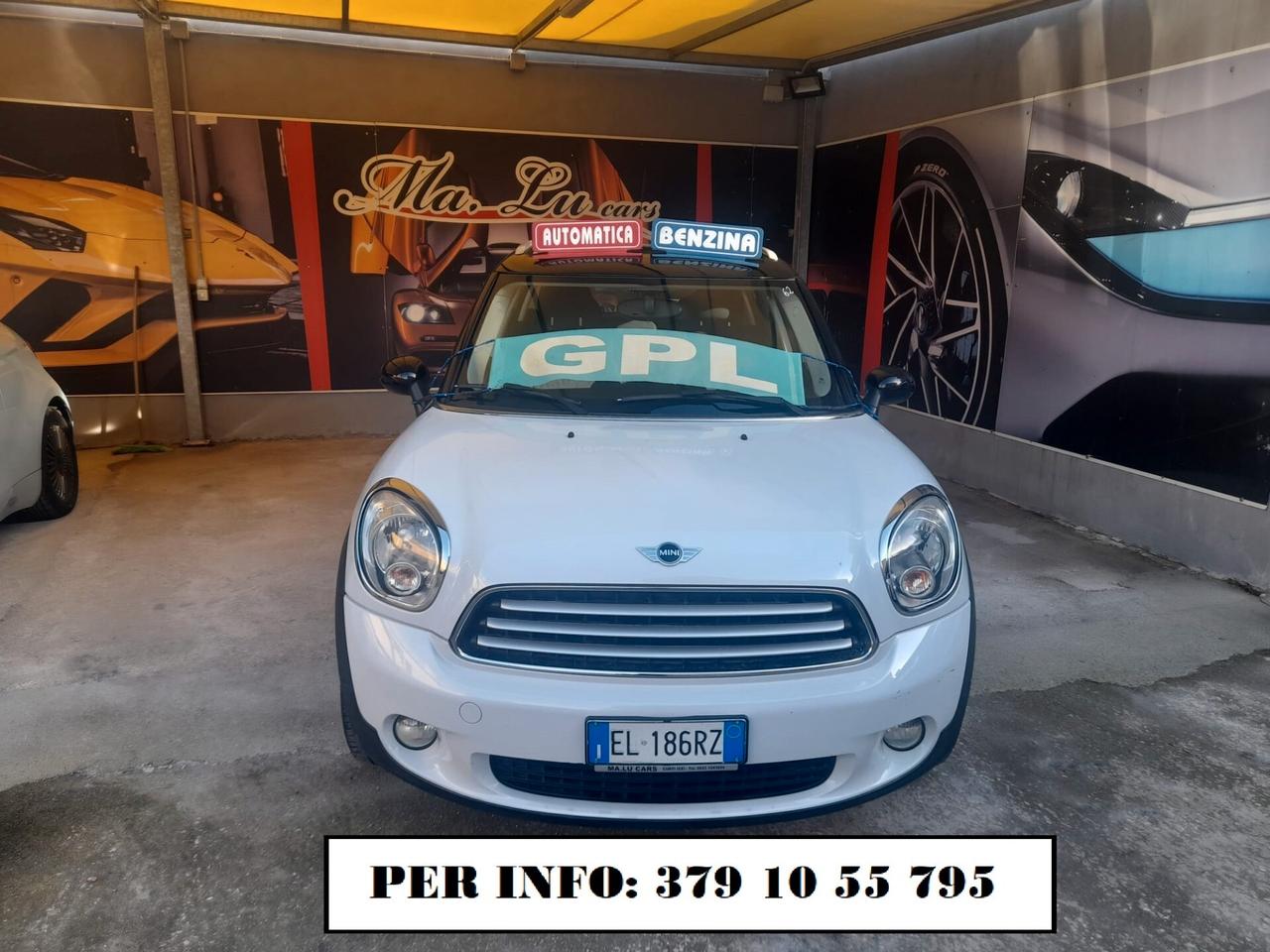 Mini Cooper Countryman 1.6cc gpl con garanzia-2012