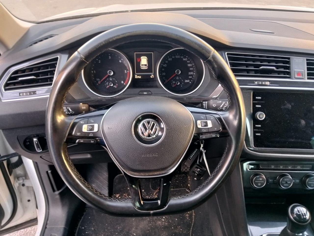 VW TIGUAN 1.6 TDI 115cv 2018 Motore da Rivedere