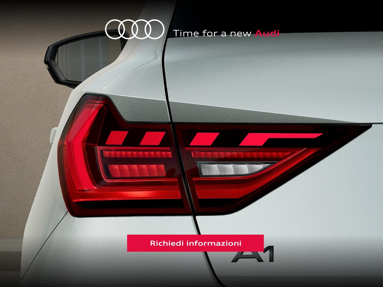 Audi A1 sportback 30 1.0 tfsi identity black 116cv s-tronic