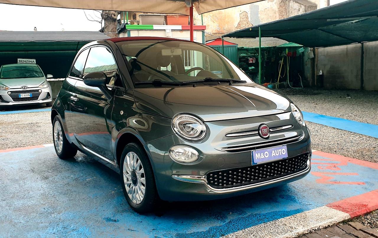 FIAT 500C 1.2BENZINA CABRIO EURO 6 OK NEOPATENTATI