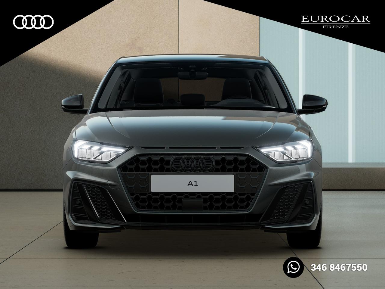Audi A1 sportback 30 1.0 tfsi identity black 116cv s-tronic