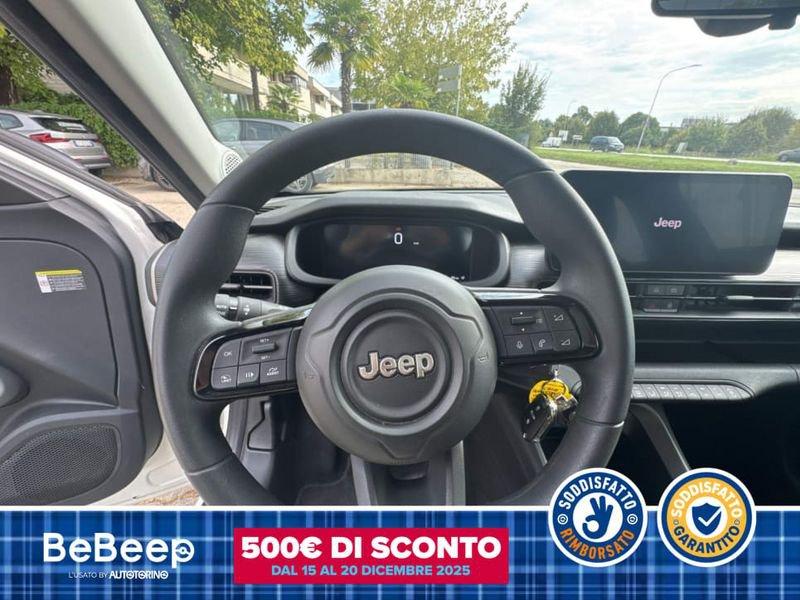 Jeep Avenger 1.2 TURBO LONGITUDE FWD 100CV