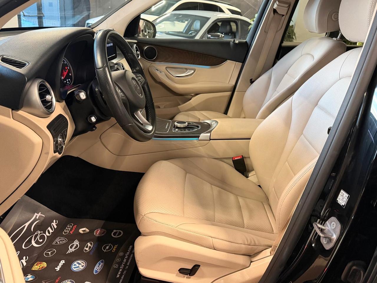 MERCEDES-BENZ GLC 220D 4MATIC PREMIUM 2.2 170CV PELLE NAVI CAM ANNO 2018