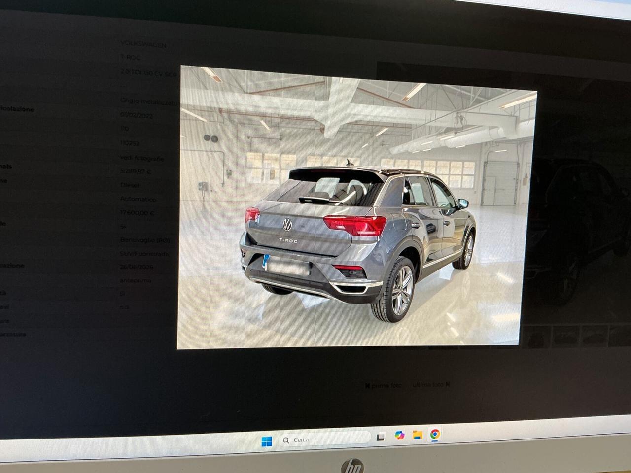 Volkswagen T-Roc 2.0 TDI SCR Advanced BlueMotion Technology