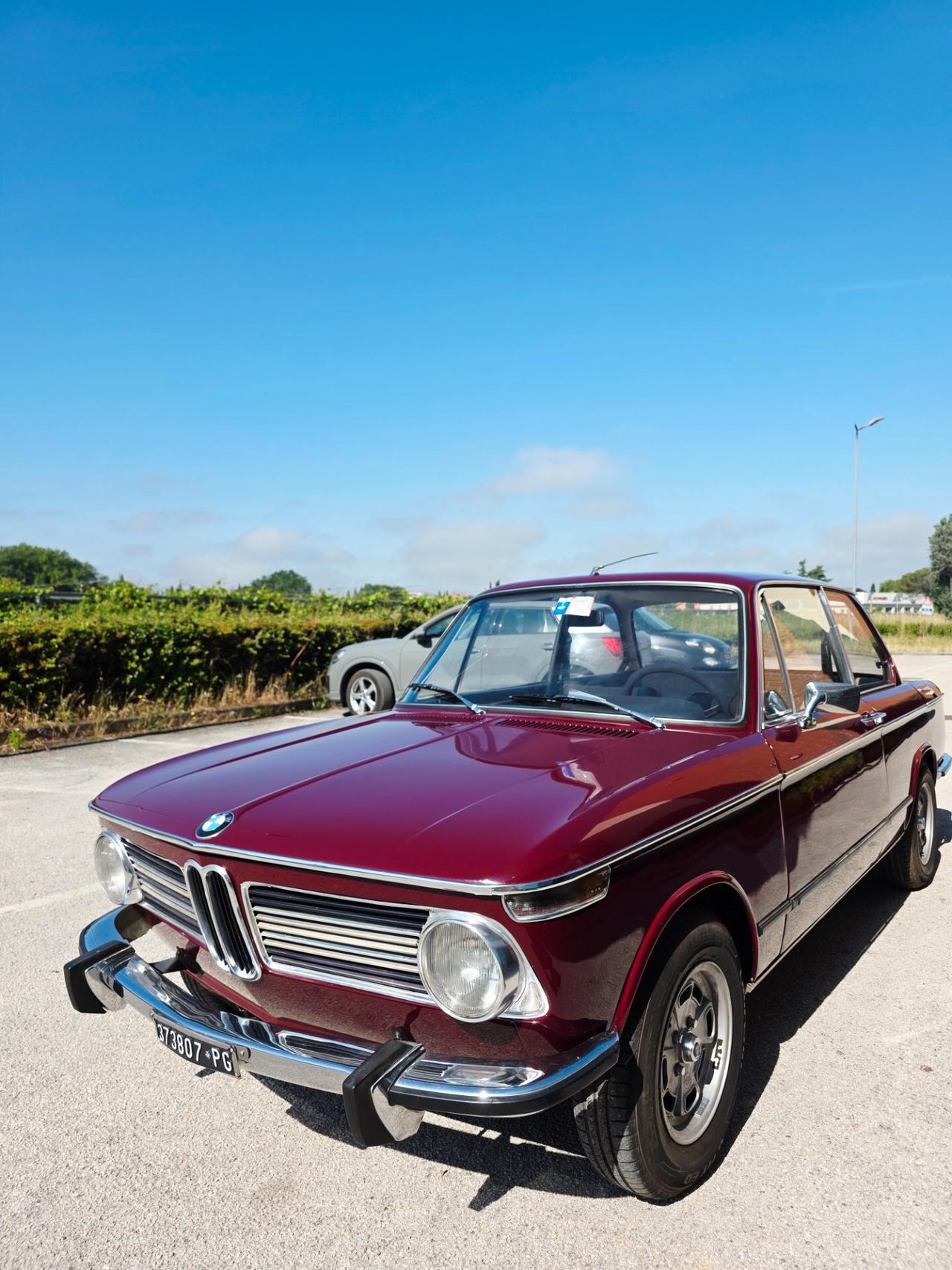 Bmw 2002 Tii Unicoproprietario Targhe originali targa Oro Asi