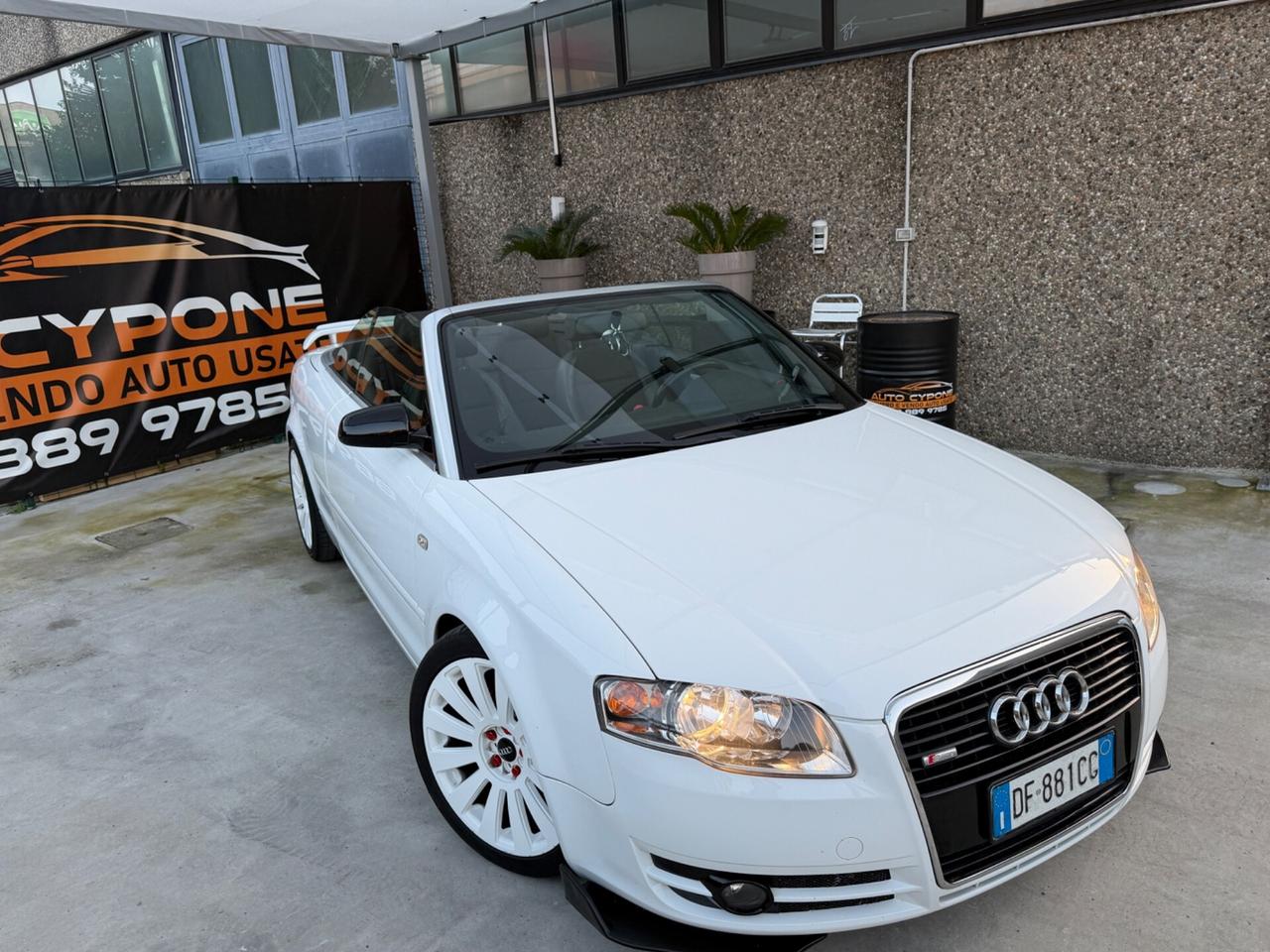 AUDI A4 S-LINE CABRIO 2.0 TDI 6MARCE MANUALE