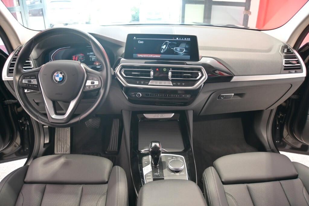 BMW X3 20D 190CV STEPTRONIC 48V X-DRIVE BUSINESS ADVANTAGE ( FARI LED - BMW DIGITAL COCKPIT - PELLE - CLIMA TRIZONA - NAVI - MIRROR - PARK ASSISTANT - TELECAMERA POST. - CERCHI 18 )