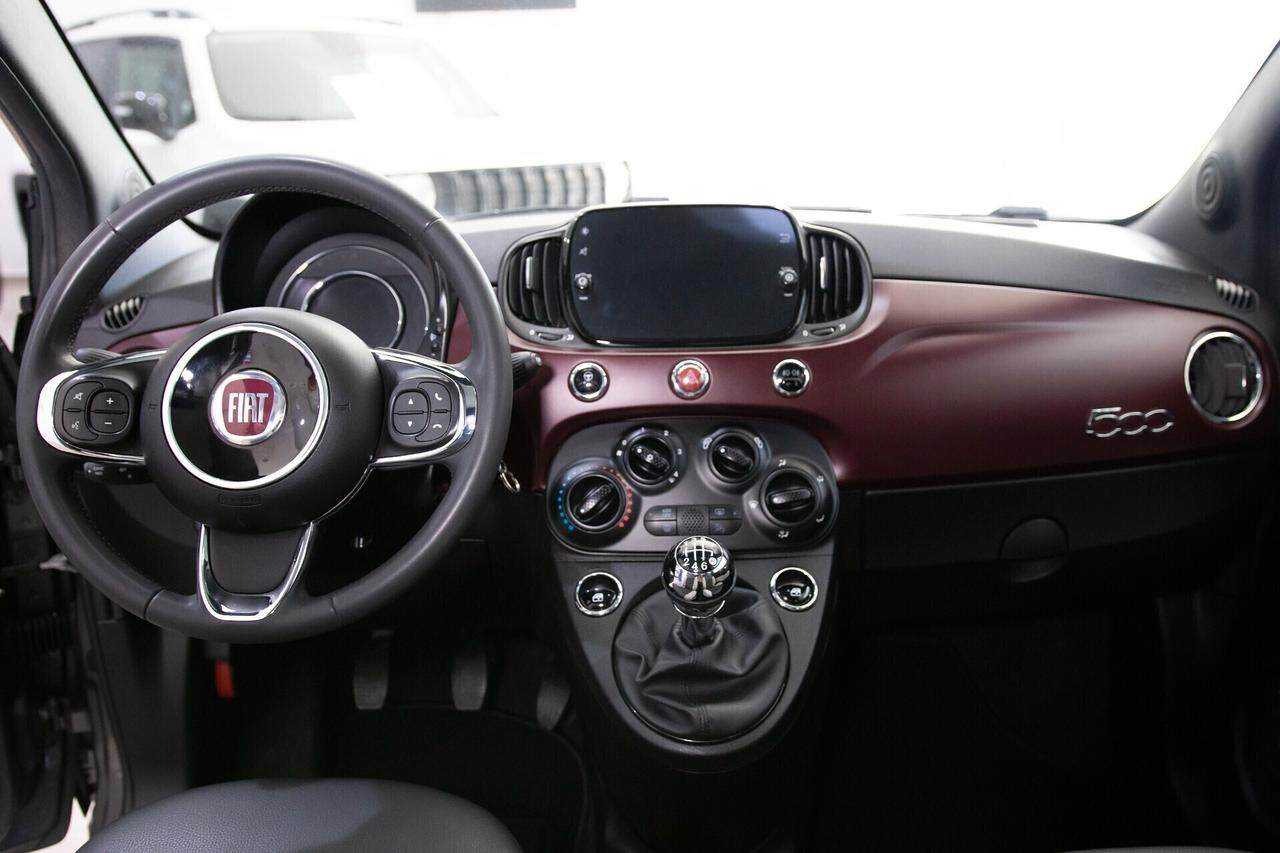 FIAT 500 STAR HYBRID 70cv NAV CARPLAY