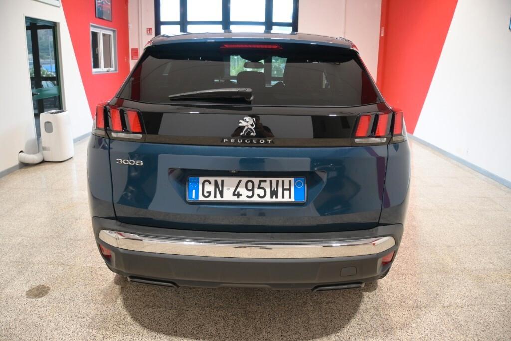 PEUGEOT 3008 1.5 BLUEHDI 130CV EAT8 SeS ALLURE ( FARI LED - I-COCKPIT - CRUISE - NAVI - MIRROR - PDC - TELECAMERA POST. - CERCHI 18 )