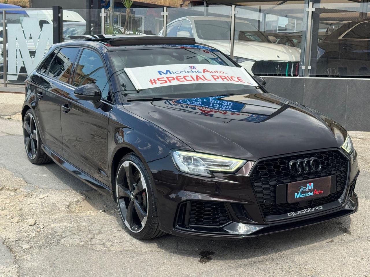 AUDI RS3 2.5 TFSI 400 CV TETTO SCARICO VIRTUAL FULL
