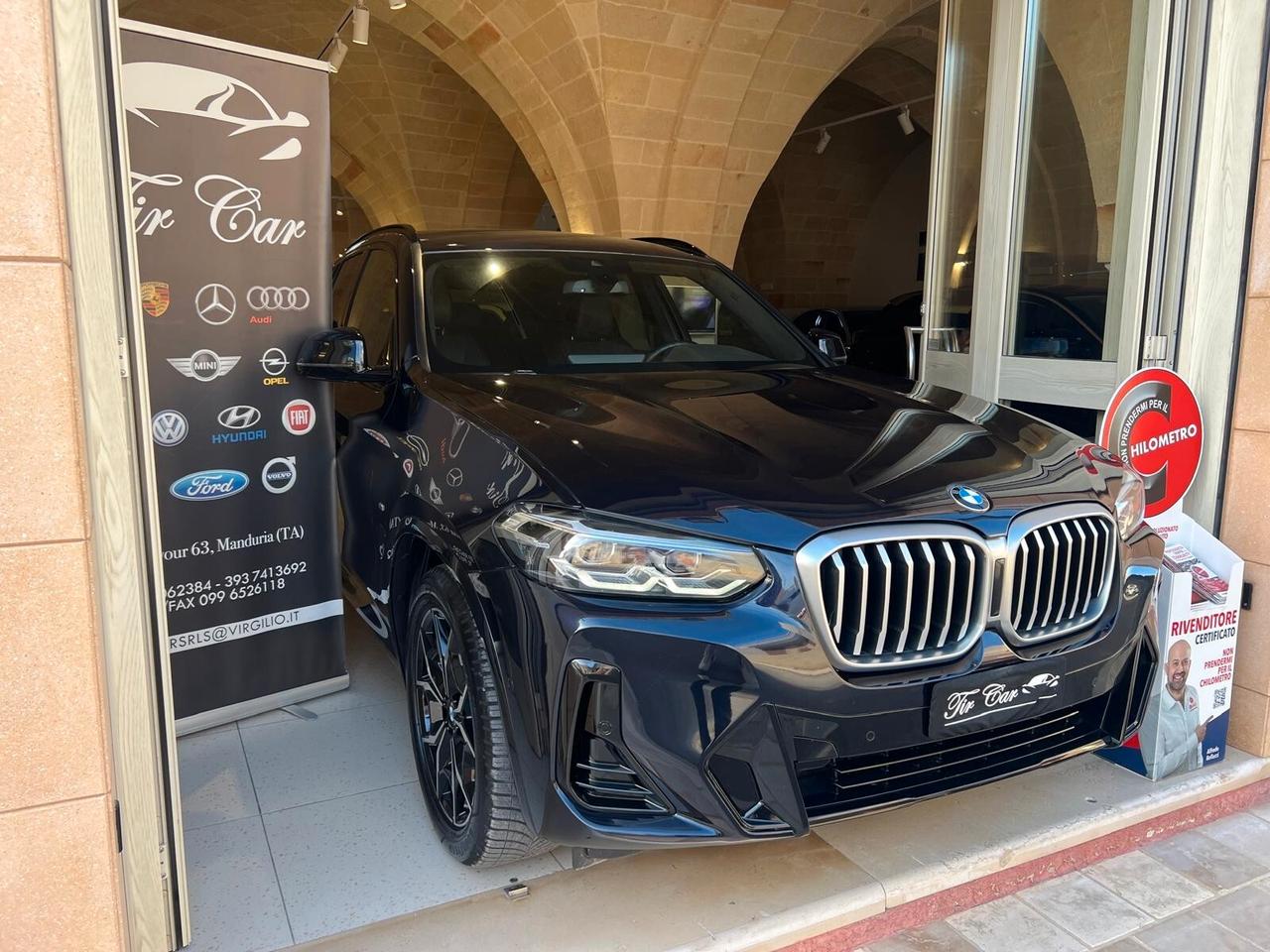 BMW X3 20D M-SPORT X-DRIVE MHEV 48V 190CV PELLE NAVI CAM ANNO 2023