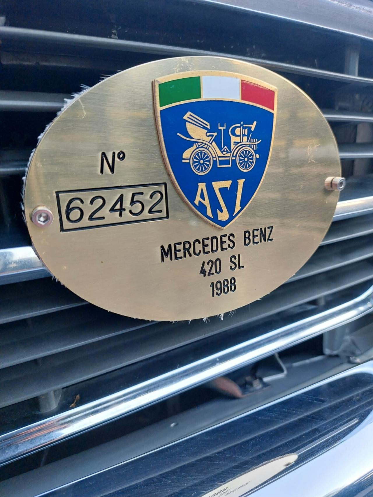 Mercedes-benz SL 420 TARGA ASI ORO
