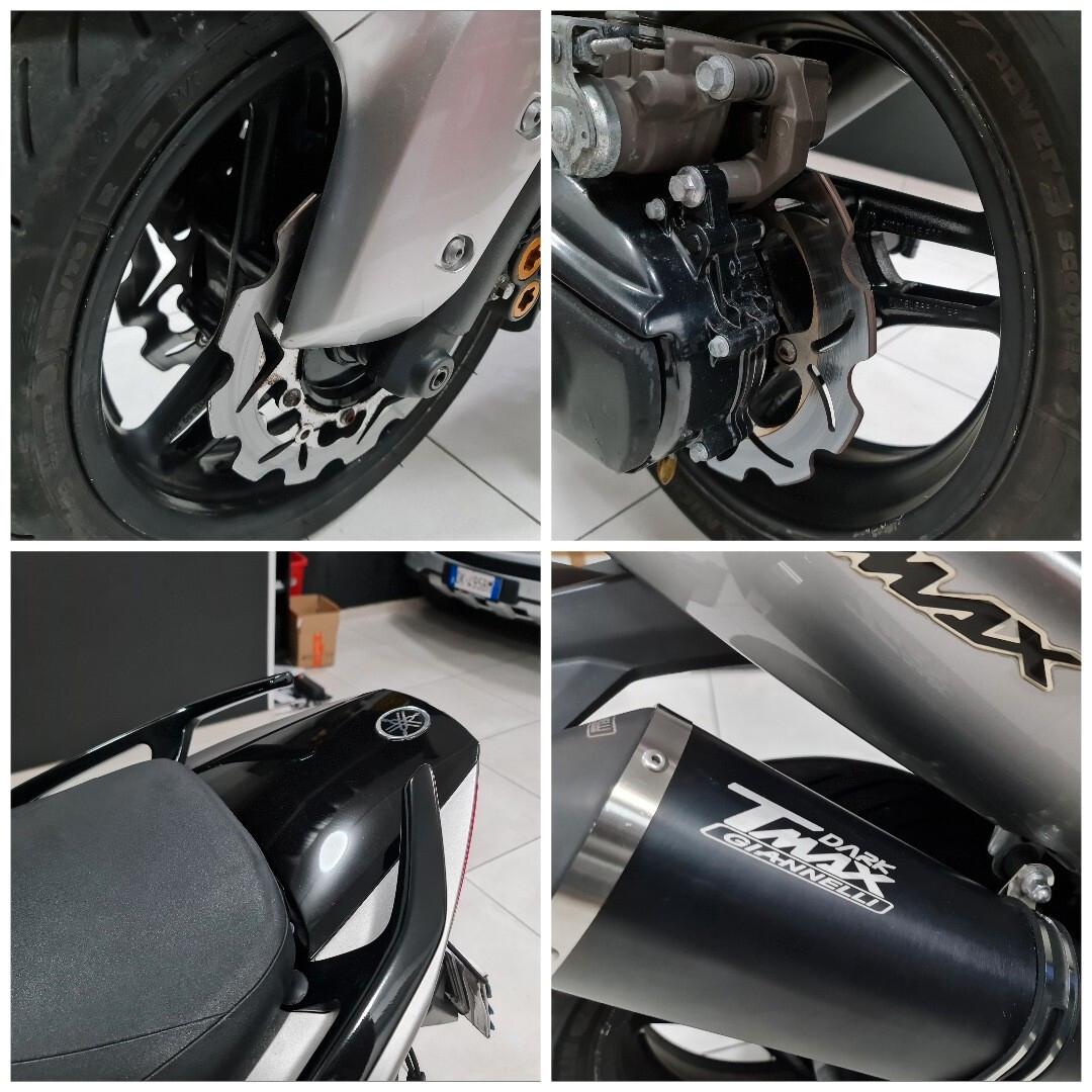 Yamaha T Max 500 con accessori tagli.