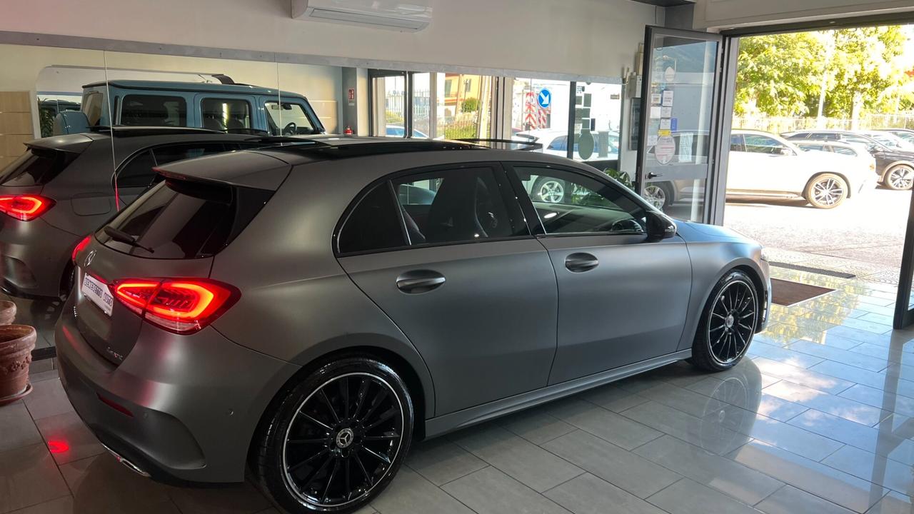 MERCEDES CLASSE A 200 D AMG 4 MATIC TETTO GRIGIO OPACO