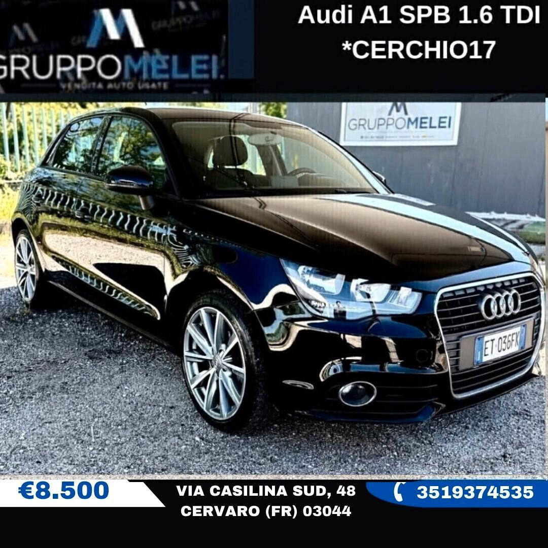 Audi A1 SPB 1.6 TDI *CERCHIO17