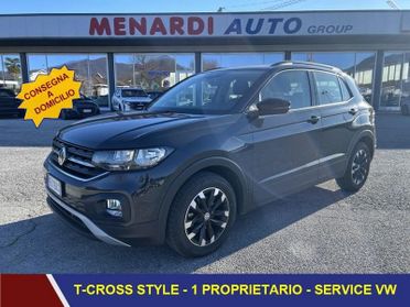 Volkswagen T-Cross 1.0 TSI Style BMT 1 PROPRIETARIO - ACCESSORIATA