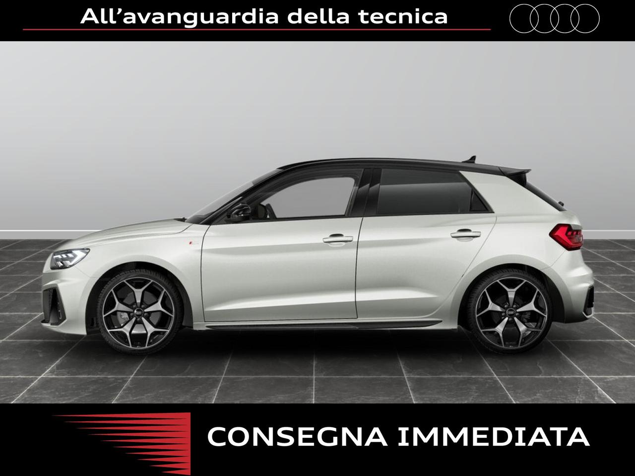 Audi A1 sportback 30 1.0 tfsi 116cv identity black s tronic