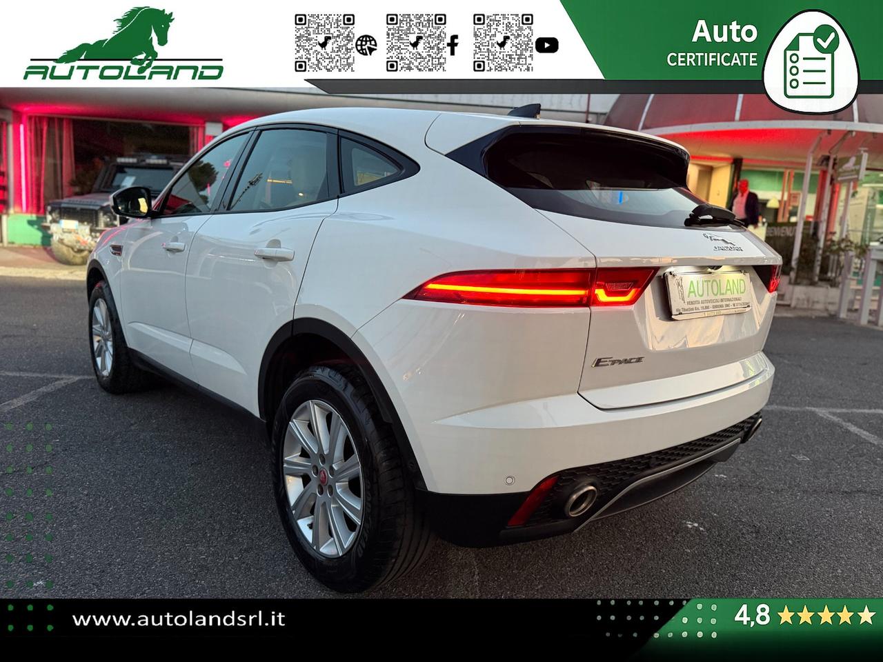 Jaguar E-Pace 2.0 i4 S awd 200cv Servive Jaguar Garanzia fino 36