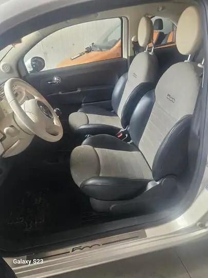 FIAT 500C 1.2 Lounge | Solo 63.000 km | Bianco Perla & Capote Rossa