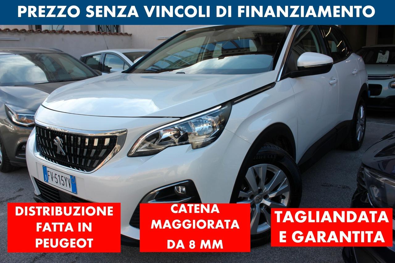 Peugeot 3008 *PREZZO VERO* 1.5 hdi 130 CV CATENA MAGGIORATA DA 8 MM E DISTRIBUZIONE FATTI IN PEUGEOT CARTIFICATE