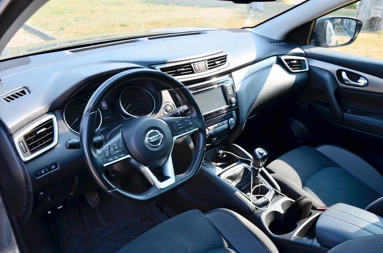 NISSAN QASHQAI 1.5 DCI N-CONNECTA 115cv, UNICOPROPRIETARIO, EURO 6D, SERVICE DIMOSTRABILI, TETTO, RETRO 360°, NAVI, PERMUTE