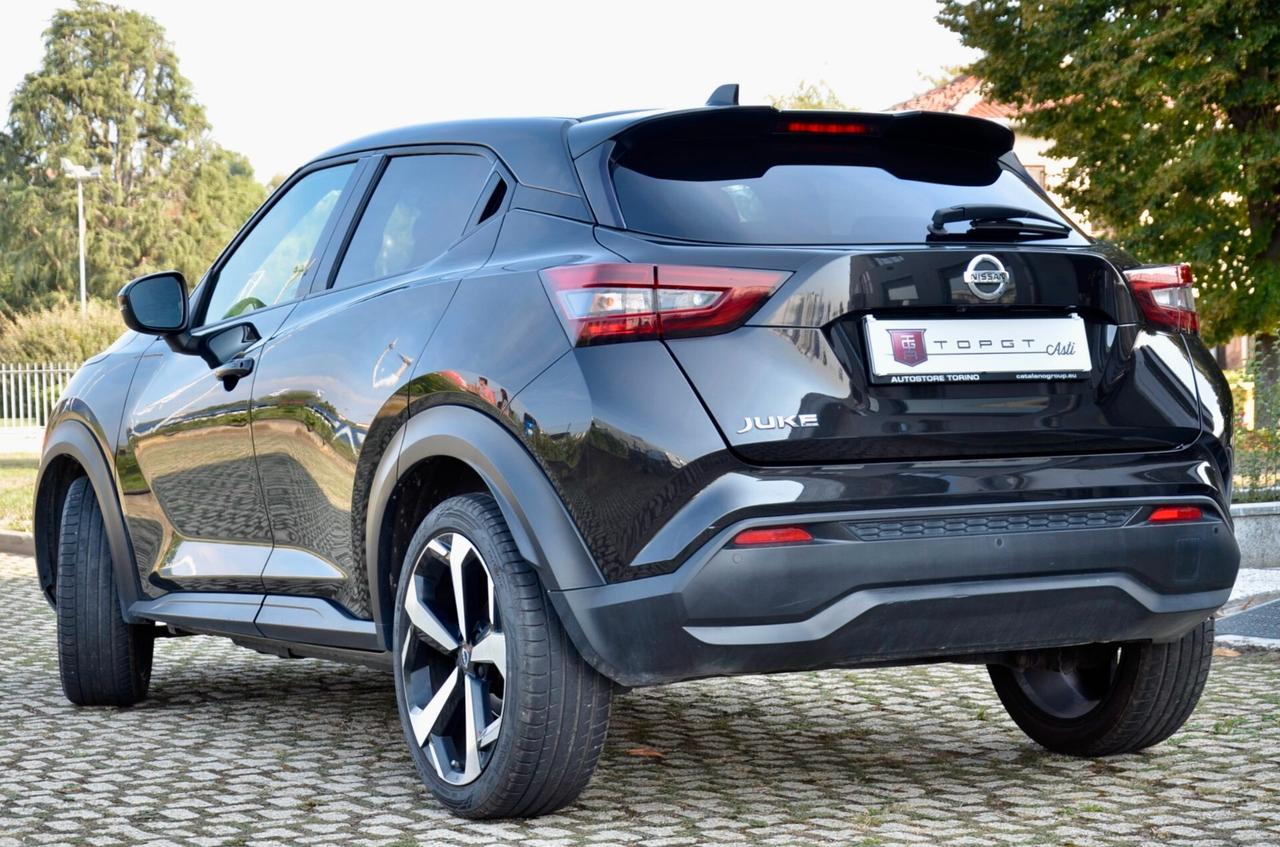 NISSAN JUKE 1.0 DIG-T N-CONNECTA 114cv DCT, EURO 6D, UFF ITALIANA, FARI LED, APPLE ANDROID, RETROCAMERA, PERMUTE