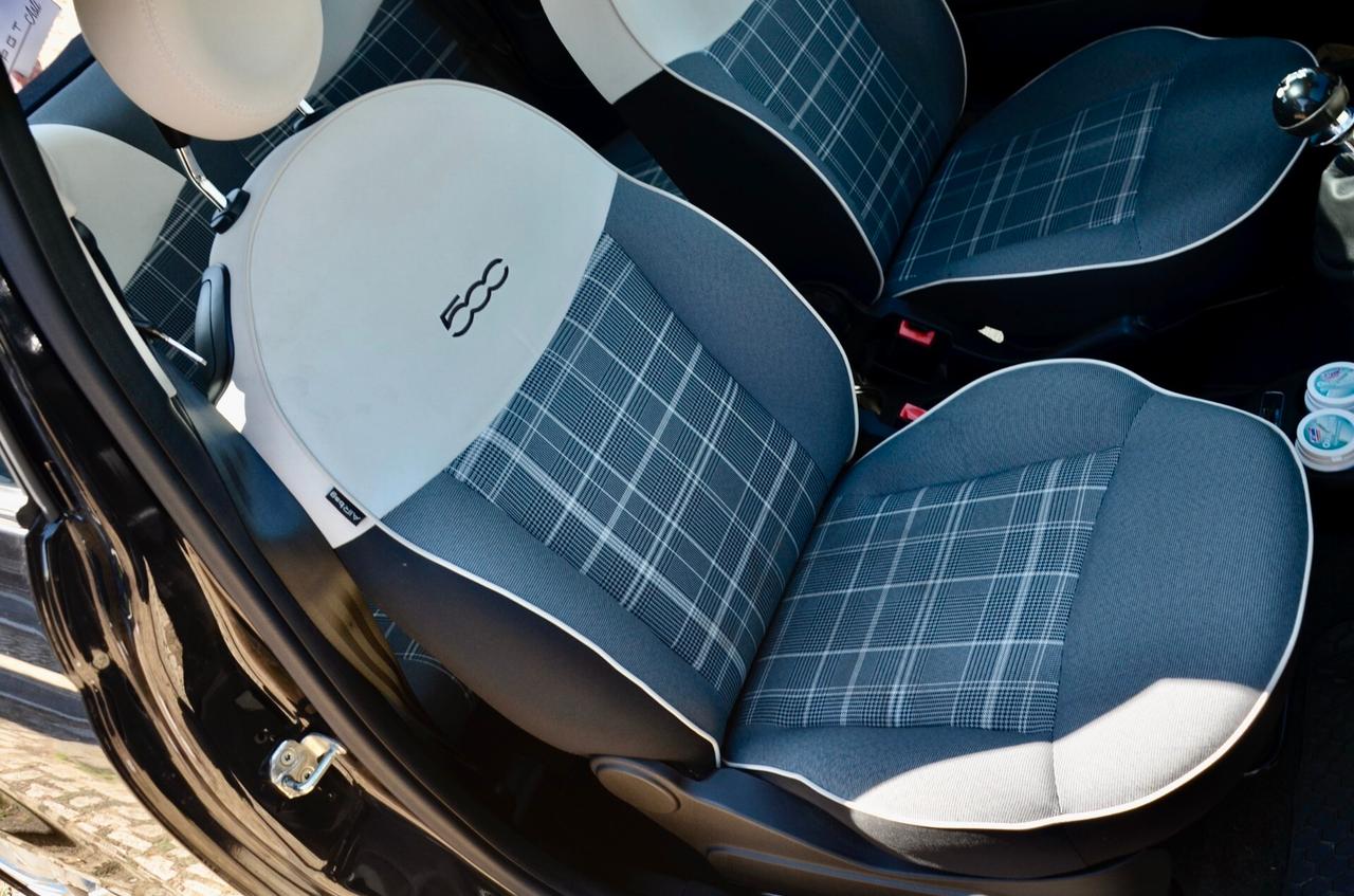 FIAT 500 1.2 LOUNGE 69cv MANUALE, UFF ITALIANA, SERVICE DIMOSTRABILI, TETTO, BLUETOOTH, PERMUTE