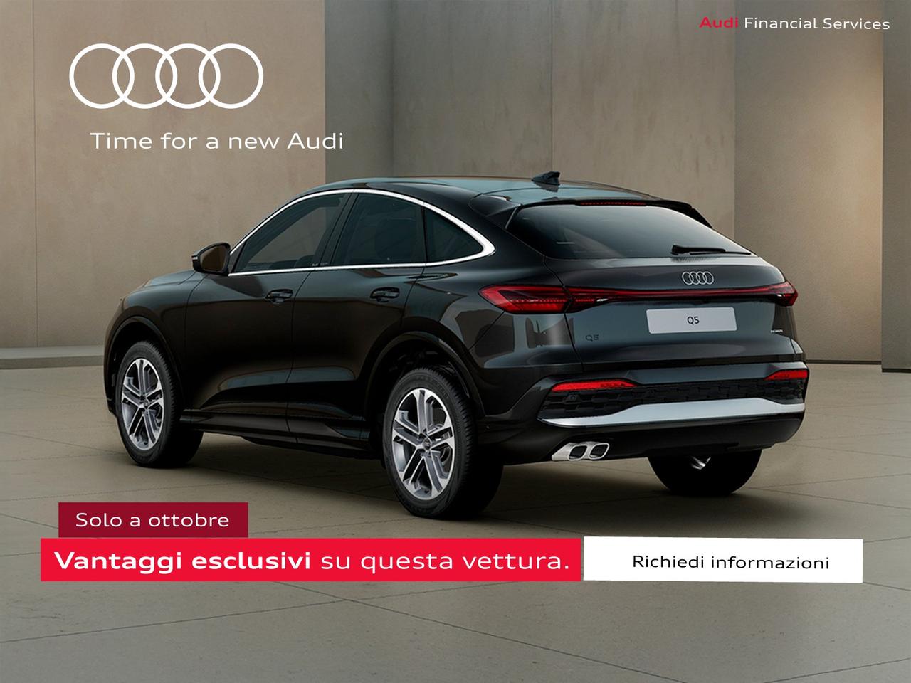 Audi Q5 sportback 2.0 tdi mhev+ business advanced quattro 204cv s-tronic