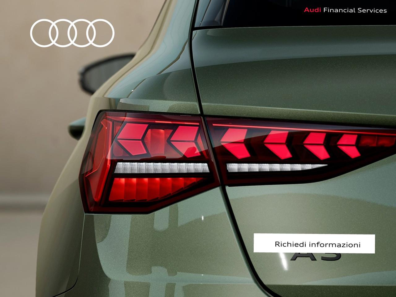 Audi A3 sportback 1.5 tfsi e s line edition 204cv s-tronic