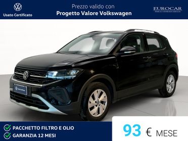 Volkswagen T-Cross 1.0 tsi life 95cv