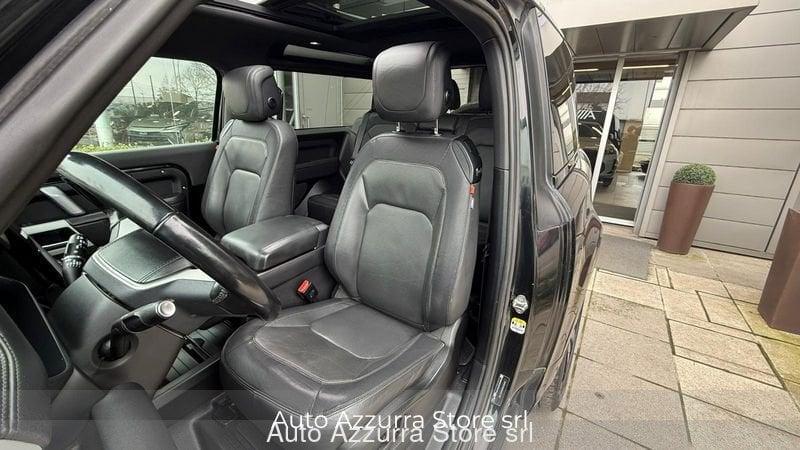 Land Rover Defender 90 3.0D I6 300CV AWD Auto X | IVA, UNIPRO, TAGLIANDI, UFF.ITA, TETTO, 22'', ACC
