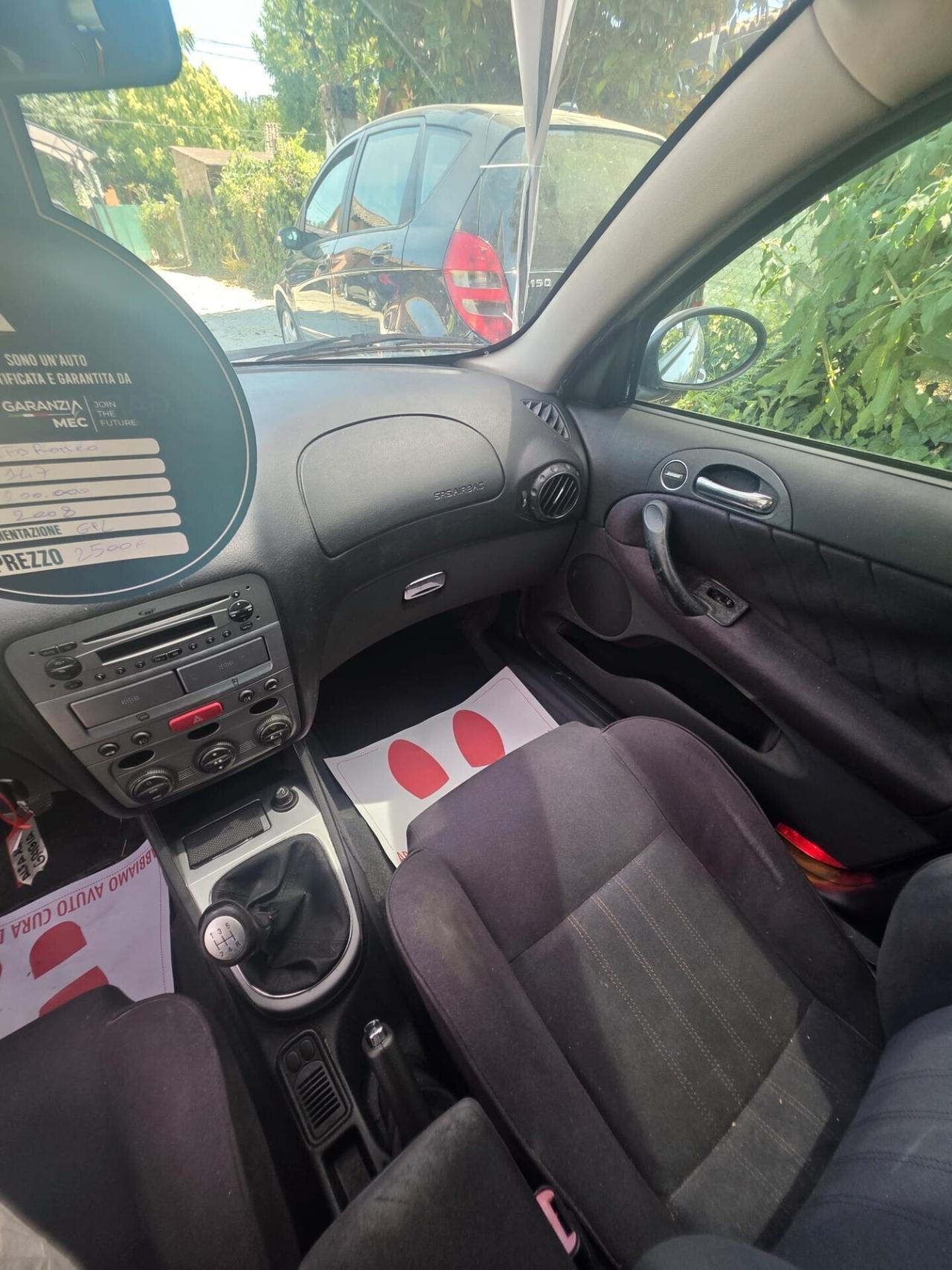 Alfa Romeo 147 1.6 cc GPL 5 porte full optional