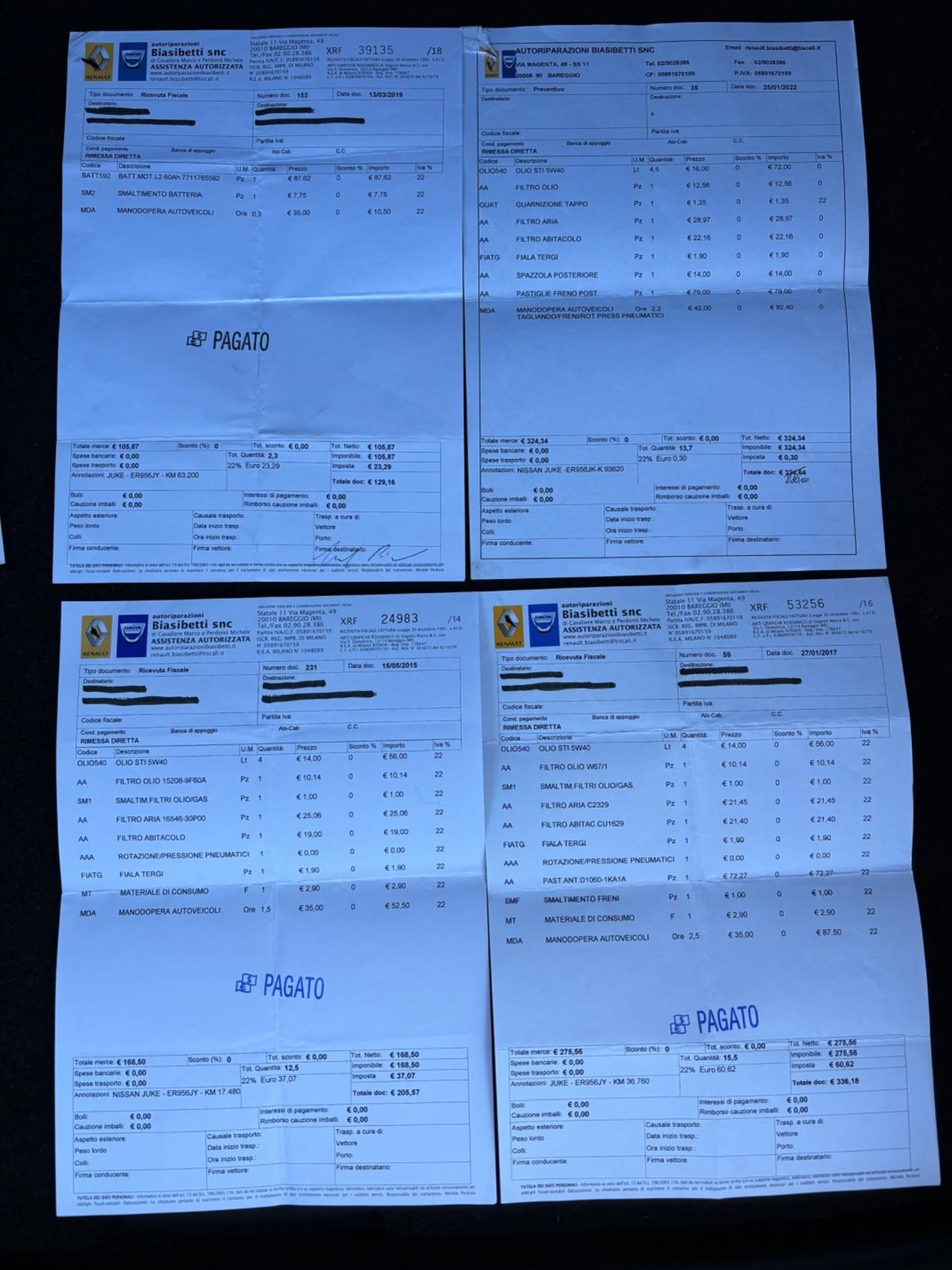 Nissan Juke 1.6 benzina. Garanzia. Neopatentati