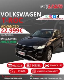 Volkswagen T-Roc 2.0 TDI SCR 150 CV DSG Advanced BlueMotion Technology